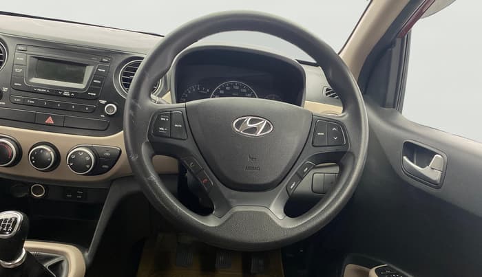 2016 Hyundai Grand i10 SPORTZ 1.2 KAPPA VTVT, Petrol, Manual, 40,707 km, Steering Wheel Close Up