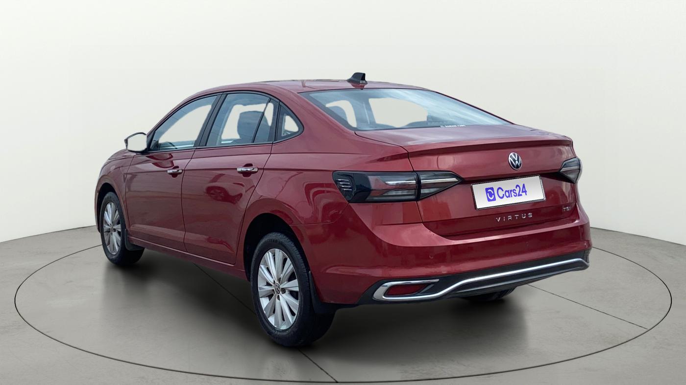 2022 Volkswagen VIRTUS HIGHLINE TSI 1.0 MT, Petrol, Manual, 16,832 km, Left Back Diagonal