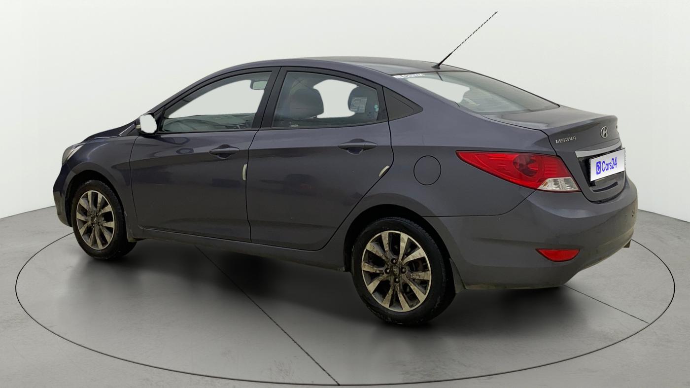 2014 Hyundai Verna FLUIDIC 1.6 VTVT SX, Petrol, Manual, 77,454 km, Left Back Diagonal