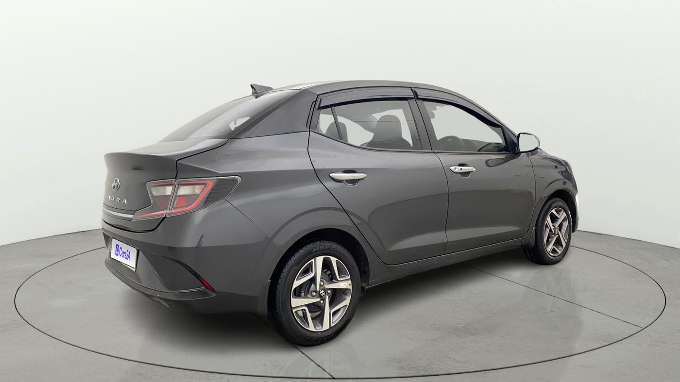 2022 Hyundai AURA SX 1.2, Petrol, Manual, 36,487 km, Right Back Diagonal