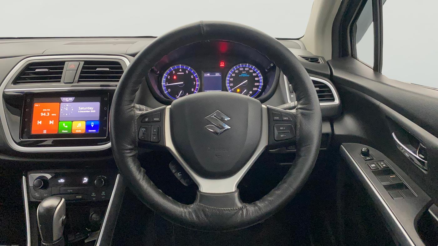 2021 Maruti S Cross ALPHA AT1.5, Petrol, Automatic, 51,013 km, Steering Wheel Close Up