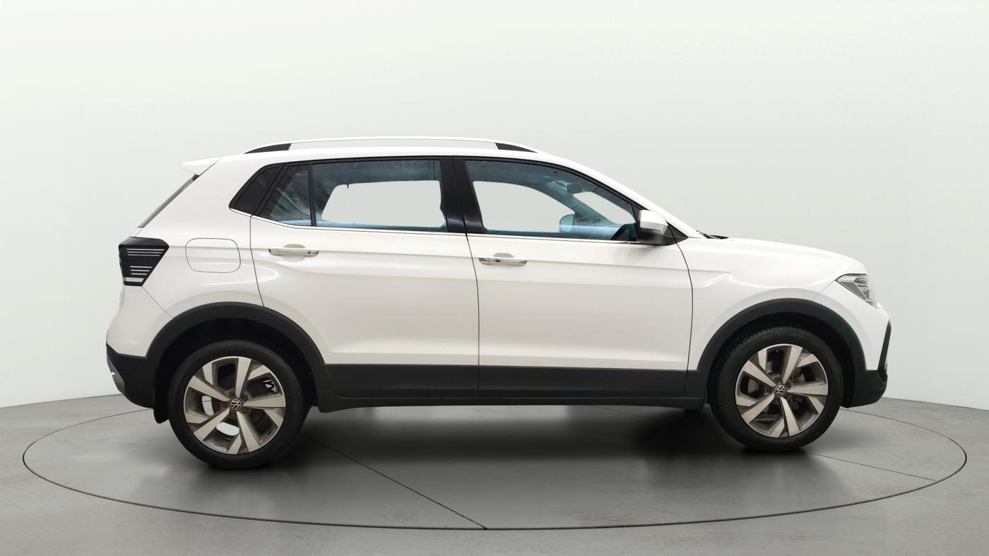 2022 Volkswagen TAIGUN TOPLINE 1.0 TSI AT, Petrol, Automatic, 86,565 km, Right Side View