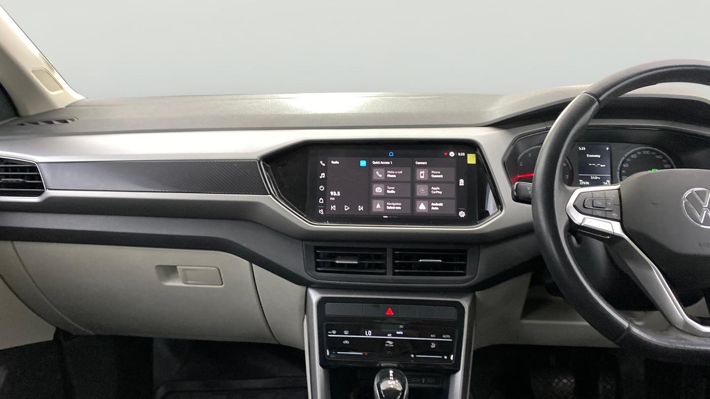 2022 Volkswagen TAIGUN HIGHLINE 1.0 TSI AT, Petrol, Automatic, 28,018 km, Air Conditioner