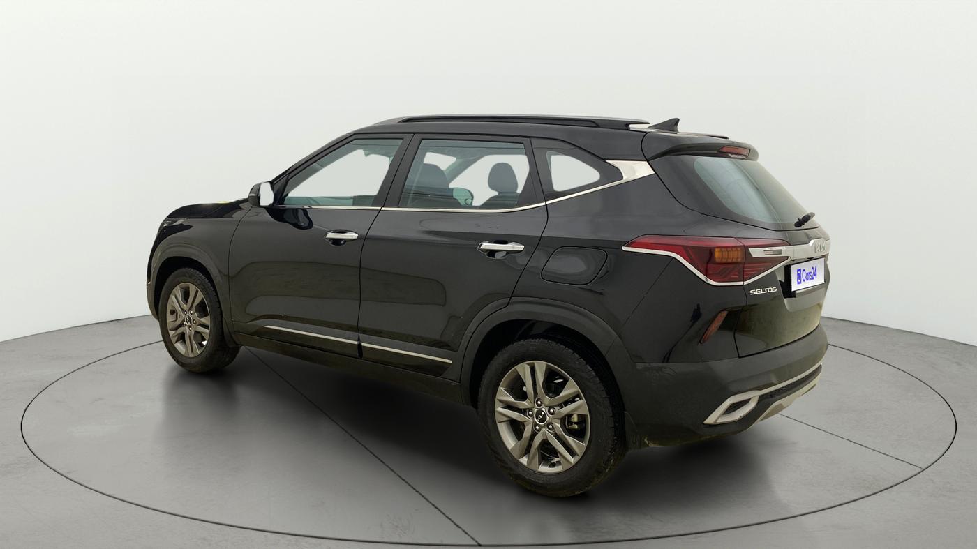 2023 KIA SELTOS  HTX IVT G, Petrol, Automatic, 28,491 km, Left Back Diagonal