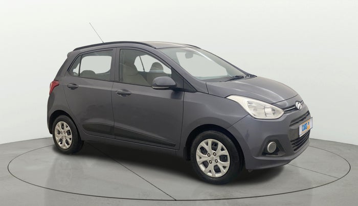 2016 Hyundai Grand i10 SPORTZ 1.2 KAPPA VTVT, Petrol, Manual, 25,890 km, Right Front Diagonal