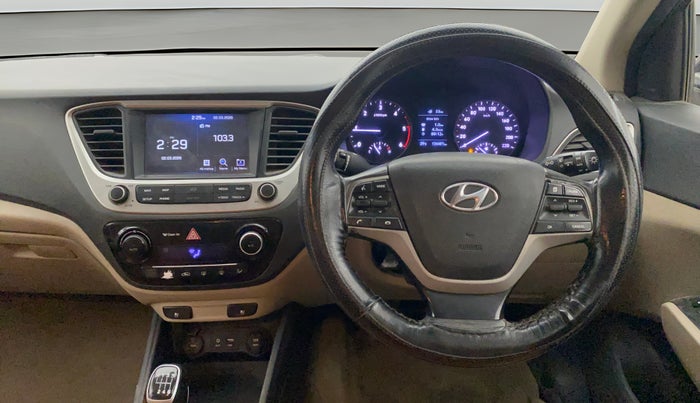 2018 Hyundai Verna 1.6 SX (O) CRDI MT, Diesel, Manual, 1,34,560 km, Steering Wheel Close Up