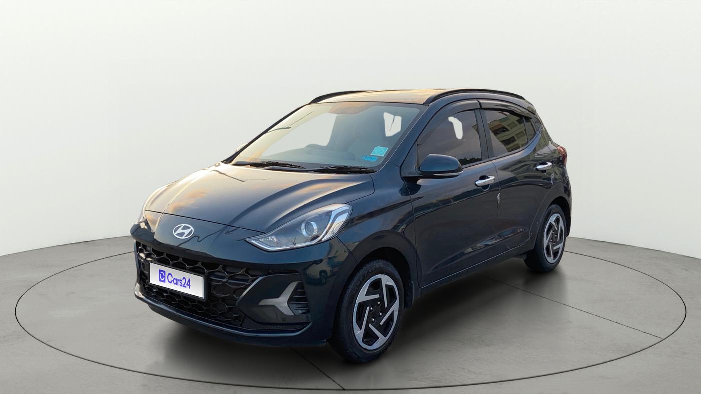 2023 Hyundai GRAND I10 NIOS SPORTZ AMT 1.2 KAPPA VTVT, Petrol, Automatic, 56,130 km, Left Front Diagonal