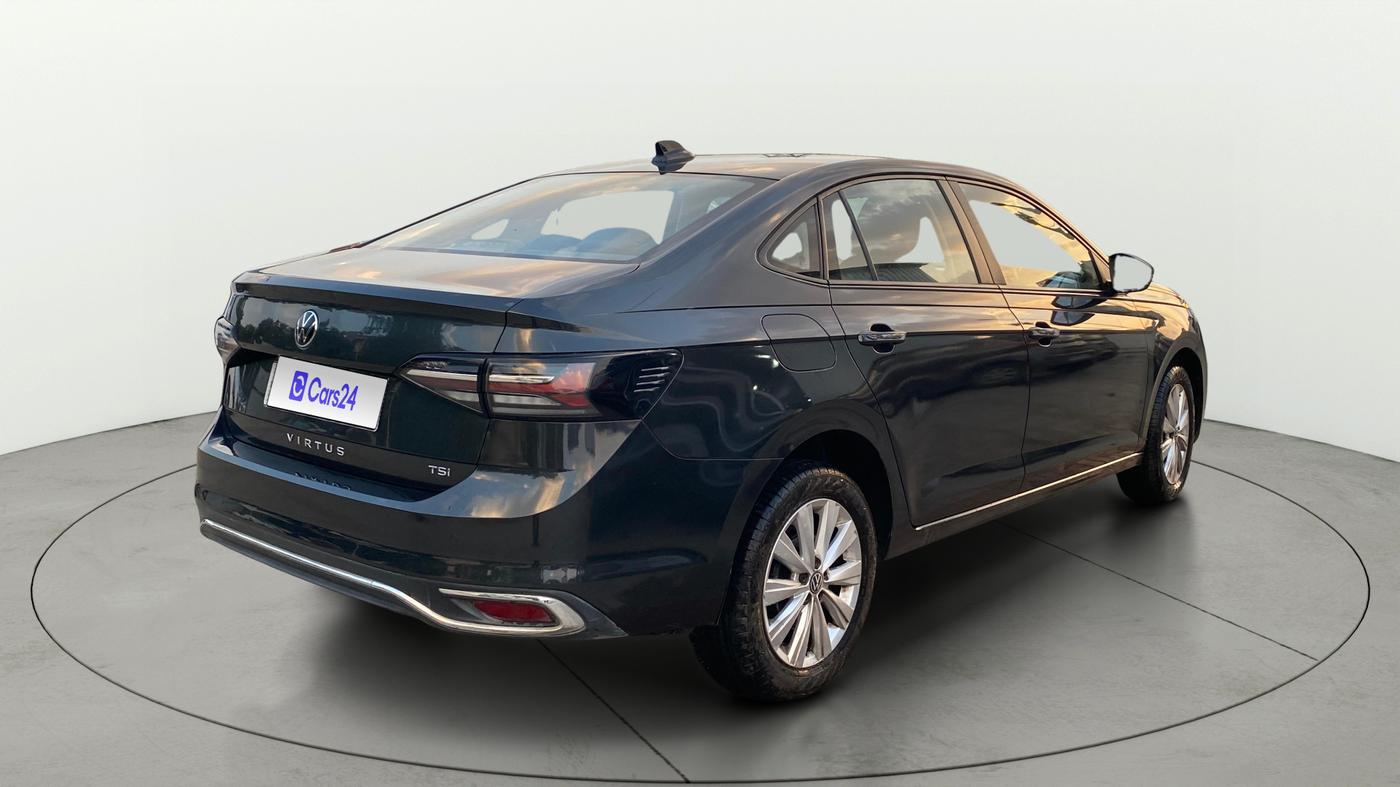 2024 Volkswagen VIRTUS HIGHLINE TSI 1.0 MT, Petrol, Manual, 52,096 km, Right Back Diagonal