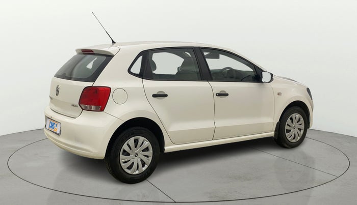 2012 Volkswagen Polo TRENDLINE 1.2L PETROL, Petrol, Manual, 1,00,825 km, Right Back Diagonal