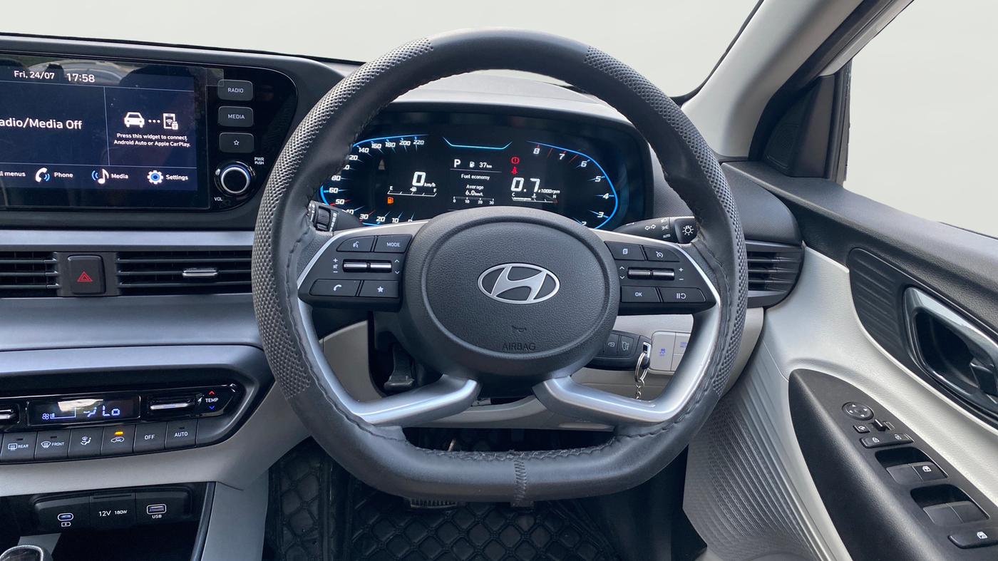 2025 Hyundai NEW I20 SPORTZ 1.2 IVT, Petrol, Automatic, 10,261 km, Steering Wheel Close Up