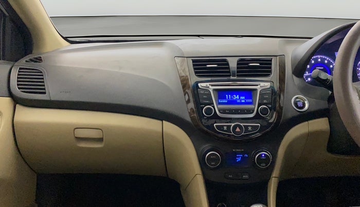 2015 Hyundai Verna FLUIDIC 4S 1.6 VTVT S(O), Petrol, Manual, 59,569 km, Air Conditioner