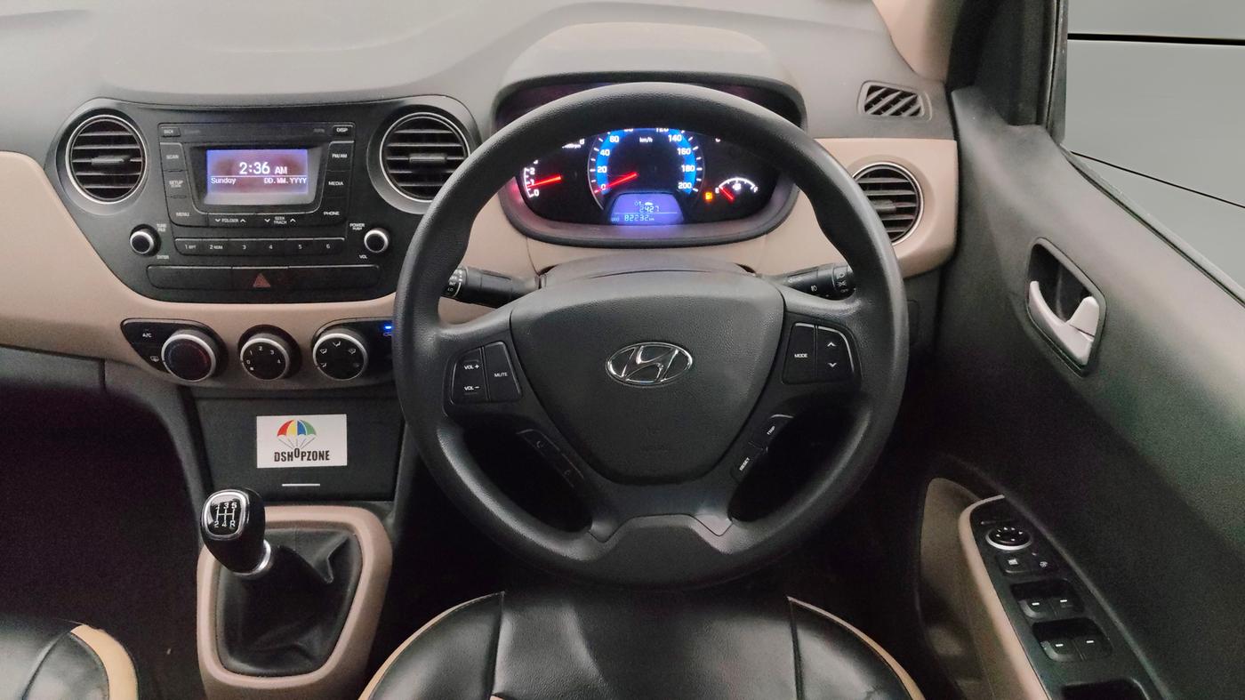 2016 Hyundai Xcent BASE 1.2, Petrol, Manual, 82,210 km, Steering Wheel Close Up