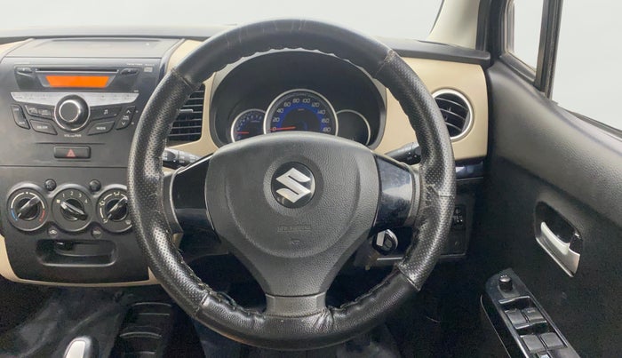 2017 Maruti Wagon R 1.0 VXI+ AMT, Petrol, Automatic, 37,059 km, Steering Wheel Close Up