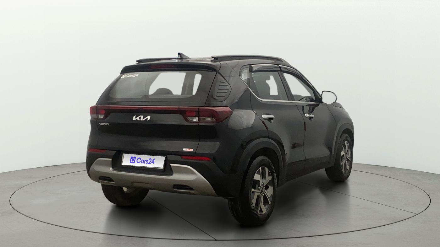 2023 KIA SONET HTK PLUS 1.0 IMT, Petrol, Manual, 50,058 km, Right Back Diagonal