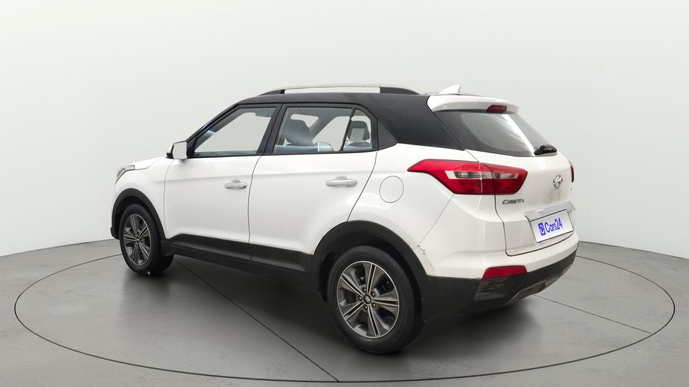 2016 Hyundai Creta SX PLUS AT 1.6 PETROL, Petrol, Automatic, 1,03,742 km, Left Back Diagonal