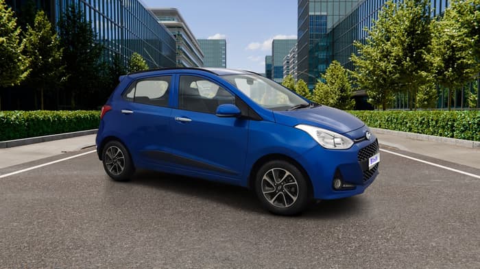 2019 Hyundai Grand i10 ASTA 1.2 KAPPA VTVT, CNG, Manual, 33,117 km, Right Front Diagonal