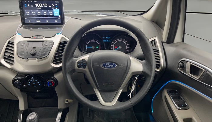 2016 Ford Ecosport TREND 1.5L PETROL, CNG, Manual, 51,320 km, Steering Wheel Close Up