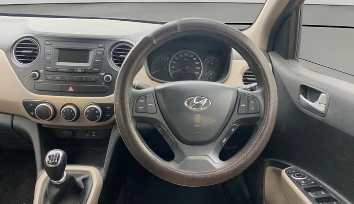 2016 Hyundai Grand i10 SPORTZ 1.2 KAPPA VTVT, Petrol, Manual, 32,353 km, Steering Wheel Close Up