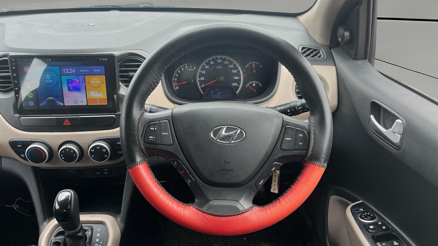 2019 Hyundai Grand i10 SPORTZ AT 1.2 KAPPA VTVT, Petrol, Automatic, 45,315 km, Steering Wheel Close Up