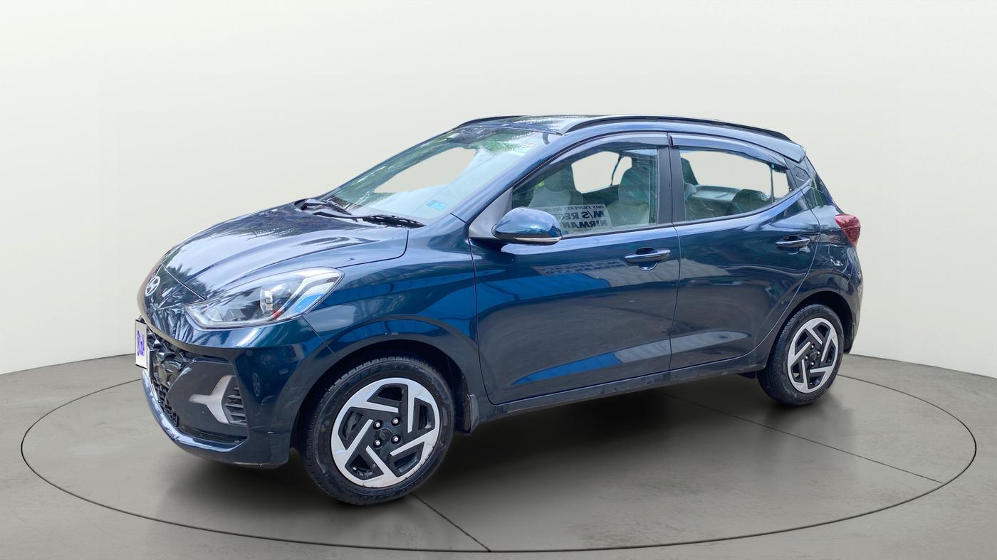 2023 Hyundai GRAND I10 NIOS SPORTZ AMT 1.2 KAPPA VTVT, Petrol, Automatic, 8,326 km, Left Front Diagonal