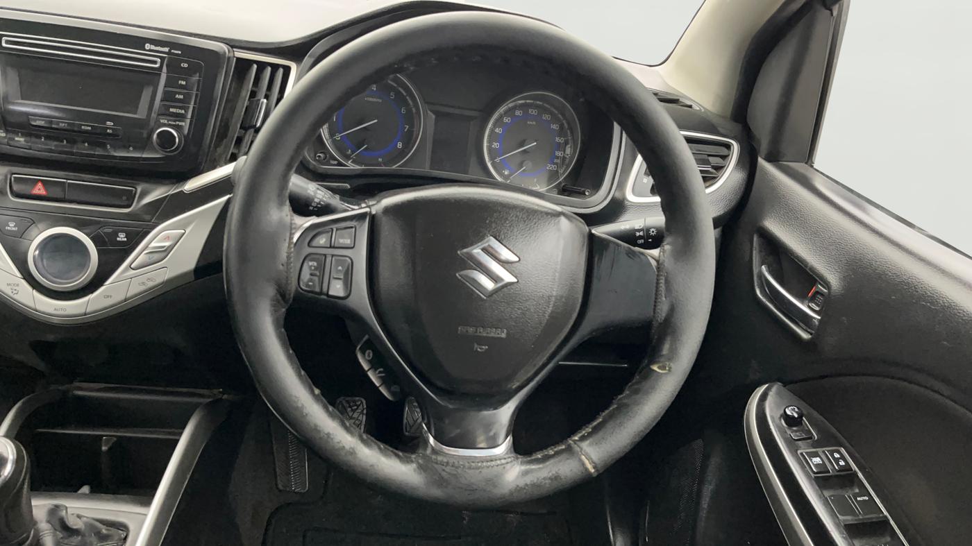 2018 Maruti Baleno DELTA PETROL 1.2, Petrol, Manual, 98,020 km, Steering Wheel Close Up