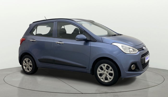 2014 Hyundai Grand i10 SPORTZ 1.2 KAPPA VTVT, Petrol, Manual, 74,156 km, Right Front Diagonal