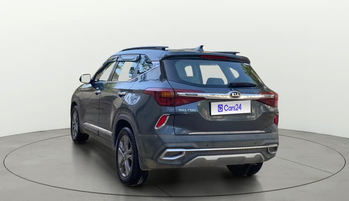 2020 KIA SELTOS HTX 1.5 PETROL, Petrol, Manual, 1,05,591 km, Left Back Diagonal