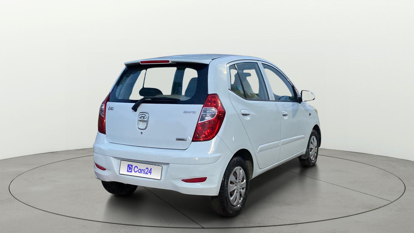 2013 Hyundai i10 SPORTZ 1.2 AT, Petrol, Automatic, 82,296 km, Right Back Diagonal