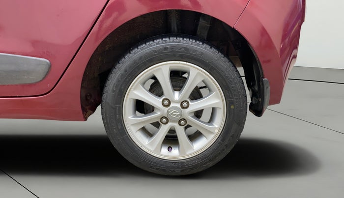 2015 Hyundai Grand i10 ASTA AT 1.2 KAPPA VTVT, Petrol, Automatic, 75,198 km, Left Rear Wheel