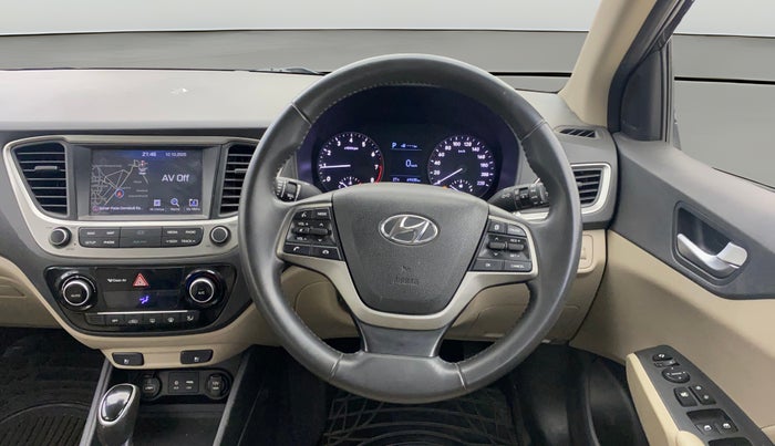 2018 Hyundai Verna 1.6 VTVT SX (O) AT, Petrol, Automatic, 69,467 km, Steering Wheel Close Up