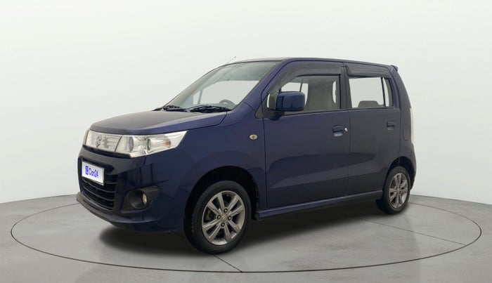 2017 Maruti Wagon R 1.0 VXI + (O) AMT, Petrol, Automatic, 77,337 km, Left Front Diagonal