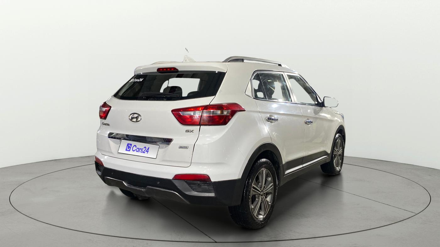 2017 Hyundai Creta SX PLUS AT 1.6 PETROL, Petrol, Automatic, 63,013 km, Right Back Diagonal