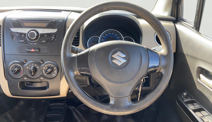 2017 Maruti Wagon R 1.0 VXI, Petrol, Manual, 48,824 km, Steering Wheel Close Up