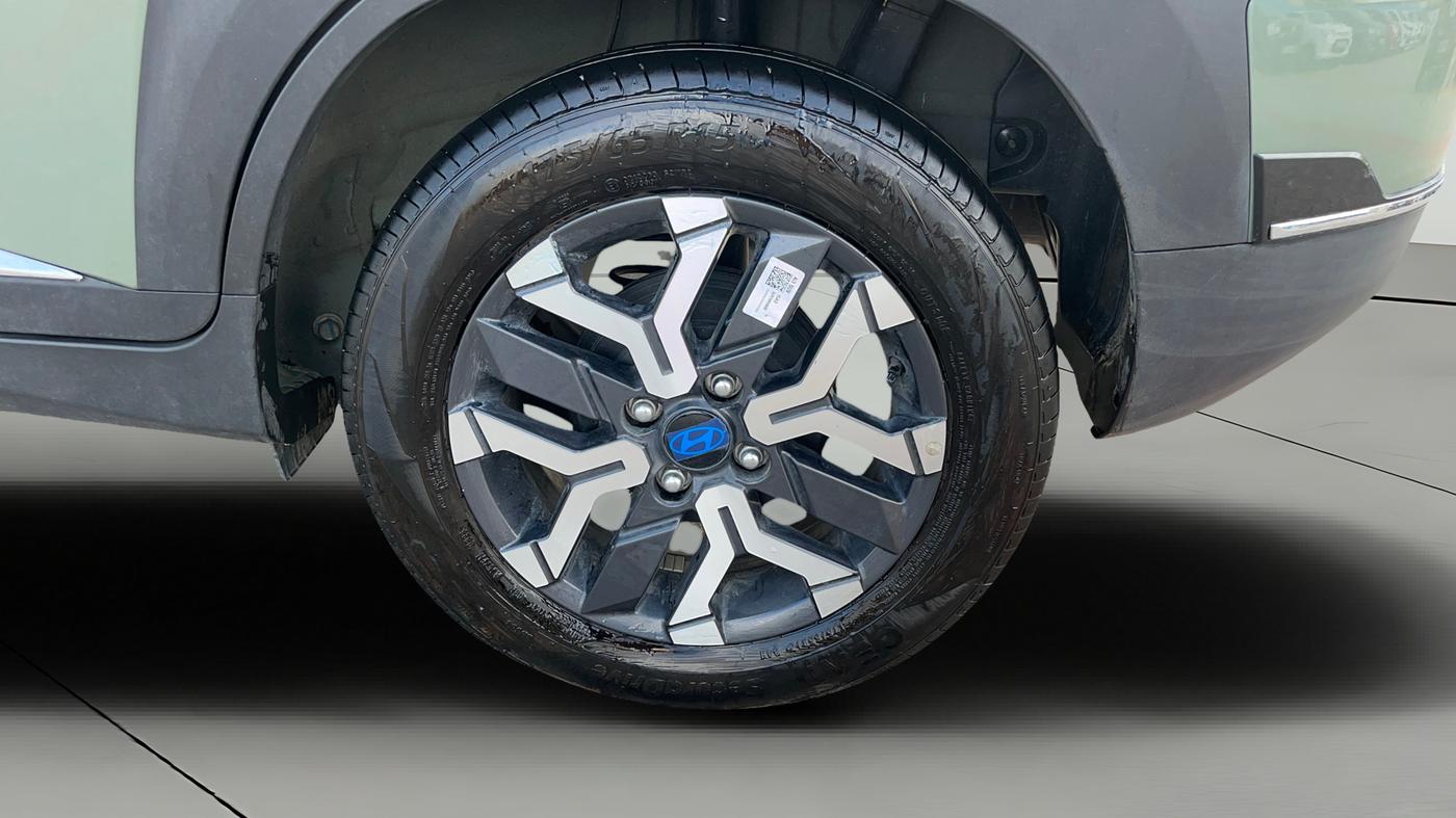 2023 Hyundai EXTER SX(O) 1.2 AMT, Petrol, Automatic, 10,621 km, Left Rear Wheel