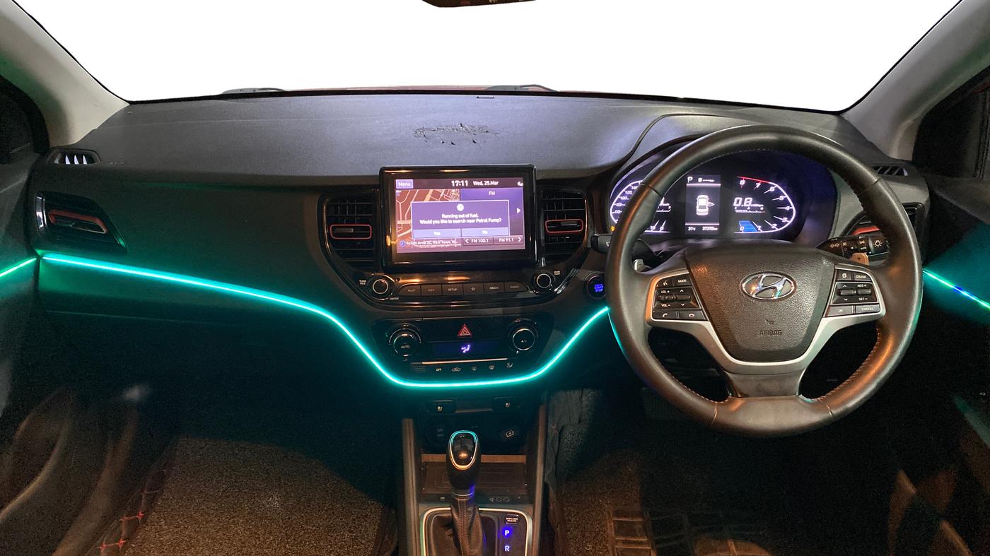 2020 Hyundai Verna SX (O) 1.0 TURBO DCT, Petrol, Automatic, 37,378 km, Dashboard