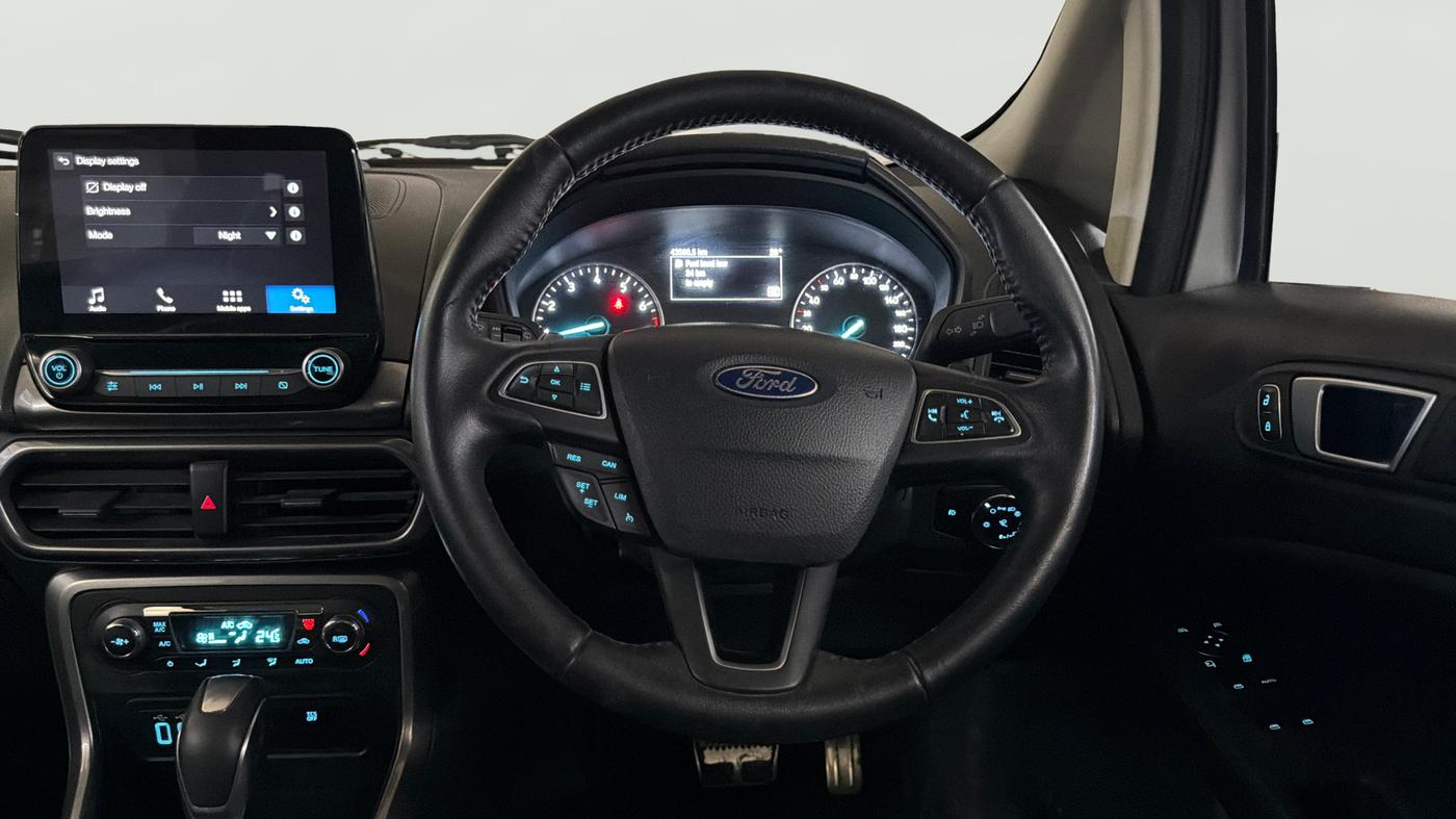 2019 Ford Ecosport TITANIUM + 1.5L PETROL AT, Petrol, Automatic, 43,554 km, Steering Wheel Close Up