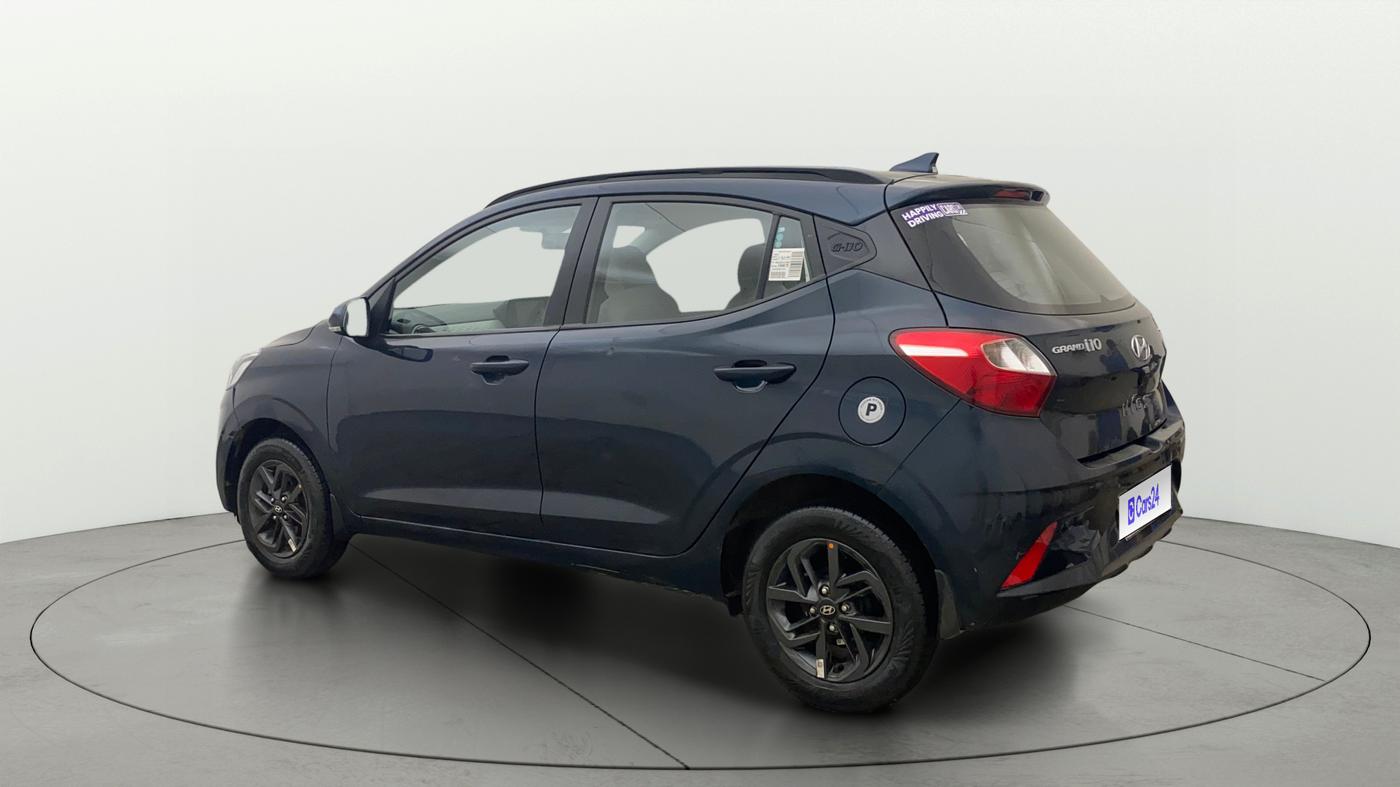 2021 Hyundai GRAND I10 NIOS SPORTZ AMT 1.2 KAPPA VTVT, Petrol, Automatic, 10,791 km, Left Back Diagonal