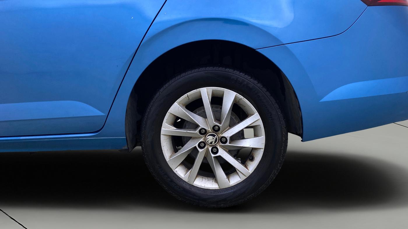2022 Skoda SLAVIA AMBITION 1.0L TSI AT, Petrol, Automatic, 23,133 km, Left Rear Wheel
