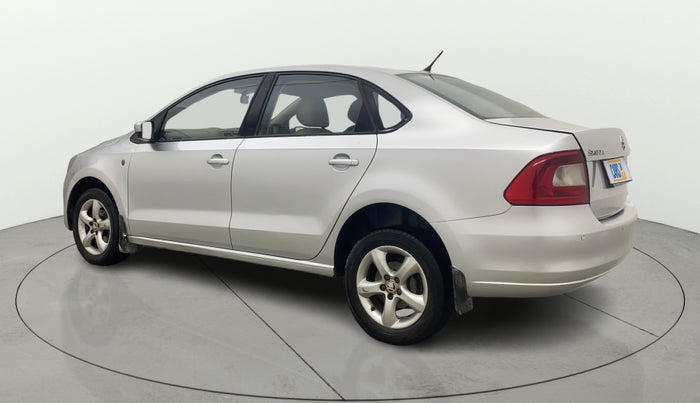 2013 Skoda Rapid AMBITION 1.6 TDI CR MT PLUS, Diesel, Manual, 89,400 km, Left Back Diagonal