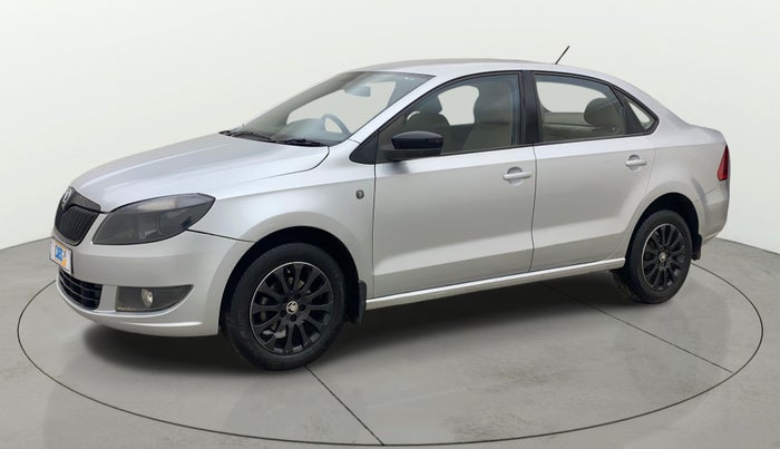 2014 Skoda Rapid 1.5 TDI CR ELEGANCE AT, Diesel, Automatic, 49,586 km, Left Front Diagonal