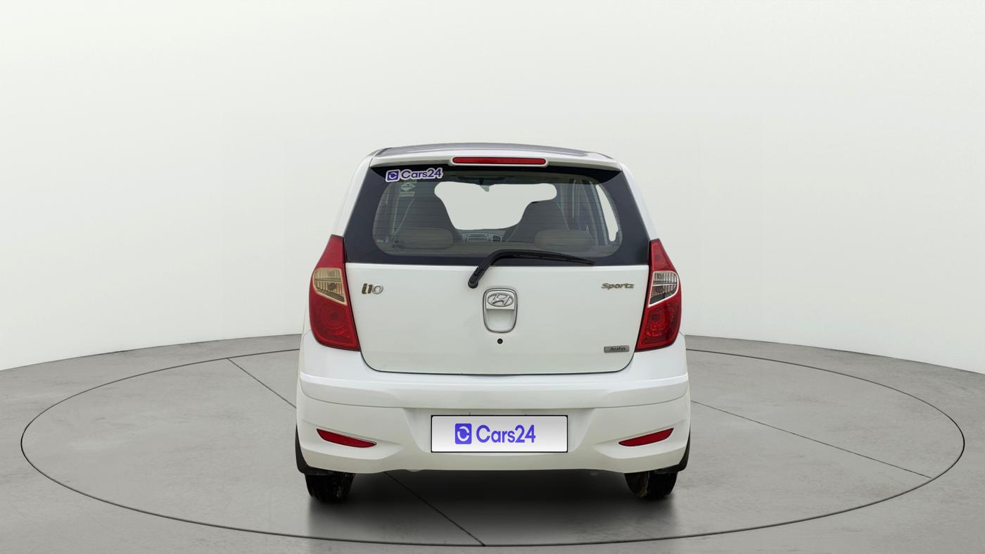 2013 Hyundai i10 SPORTZ 1.2 AT, CNG, Automatic, 60,937 km, Back/Rear