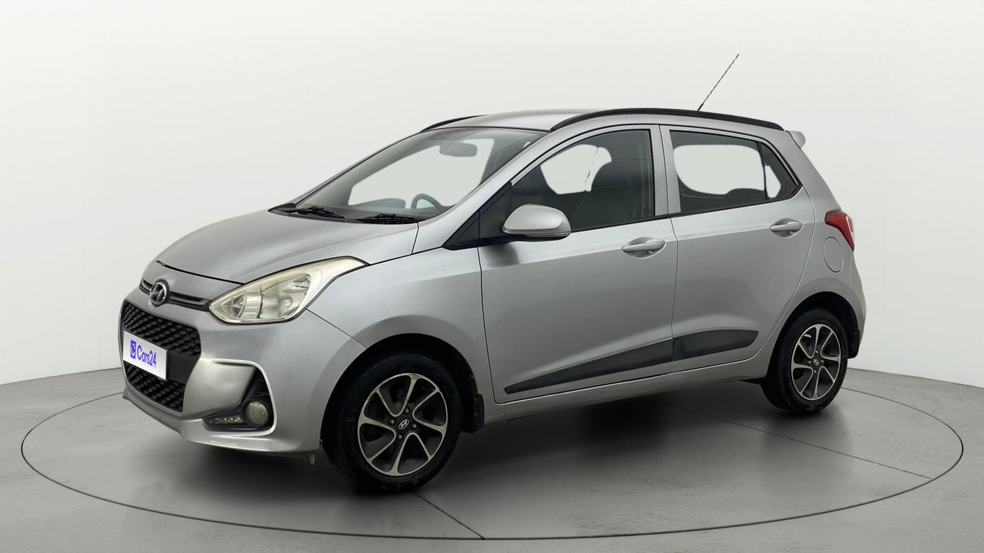 2019 Hyundai Grand i10 SPORTZ AT 1.2 KAPPA VTVT, Petrol, Automatic, 76,726 km, Left Front Diagonal