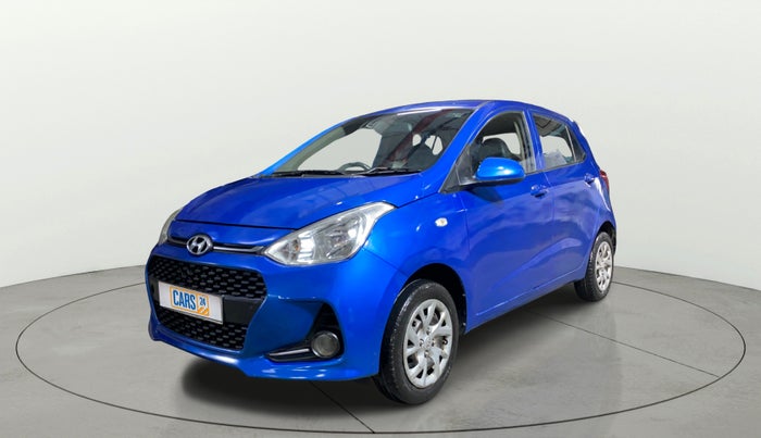 2017 Hyundai Grand i10 SPORTZ 1.2 KAPPA VTVT, Petrol, Manual, 54,380 km, Left Front Diagonal