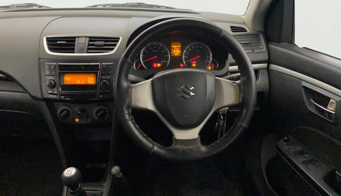 2015 Maruti Swift VXI, Petrol, Manual, 3,977 km, Steering Wheel Close Up