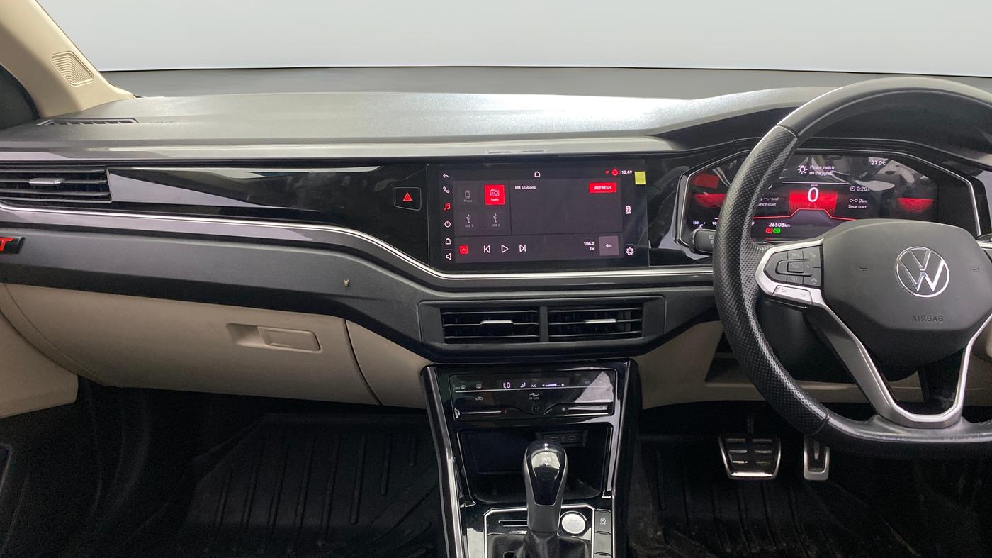 2022 Volkswagen VIRTUS GT PLUS TSI 1.5 EVO DSG, Petrol, Automatic, 26,465 km, Air Conditioner