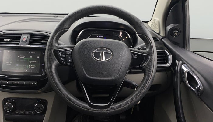 2019 Tata Tiago XZA PLUS DUAL TONE PETROL, Petrol, Automatic, 27,407 km, Steering Wheel Close Up