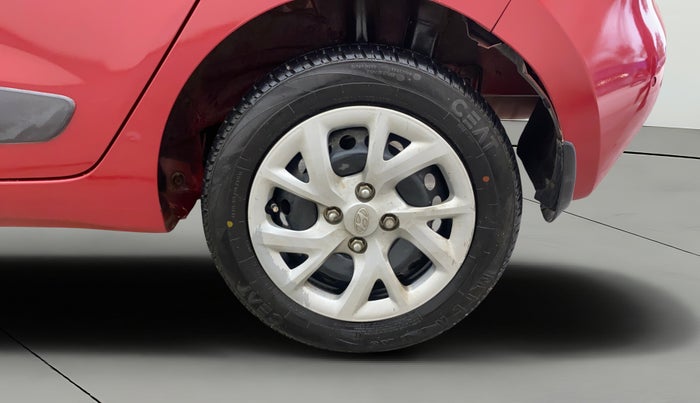 2017 Hyundai Grand i10 SPORTZ (O) 1.2 KAPPA VTVT, Petrol, Manual, 52,649 km, Left Rear Wheel