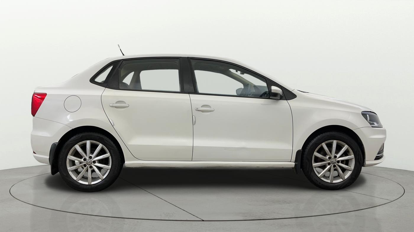 2018 Volkswagen Ameo HIGHLINE PLUS 1.0L 16 ALLOY, CNG, Manual, 55,324 km, Right Side View