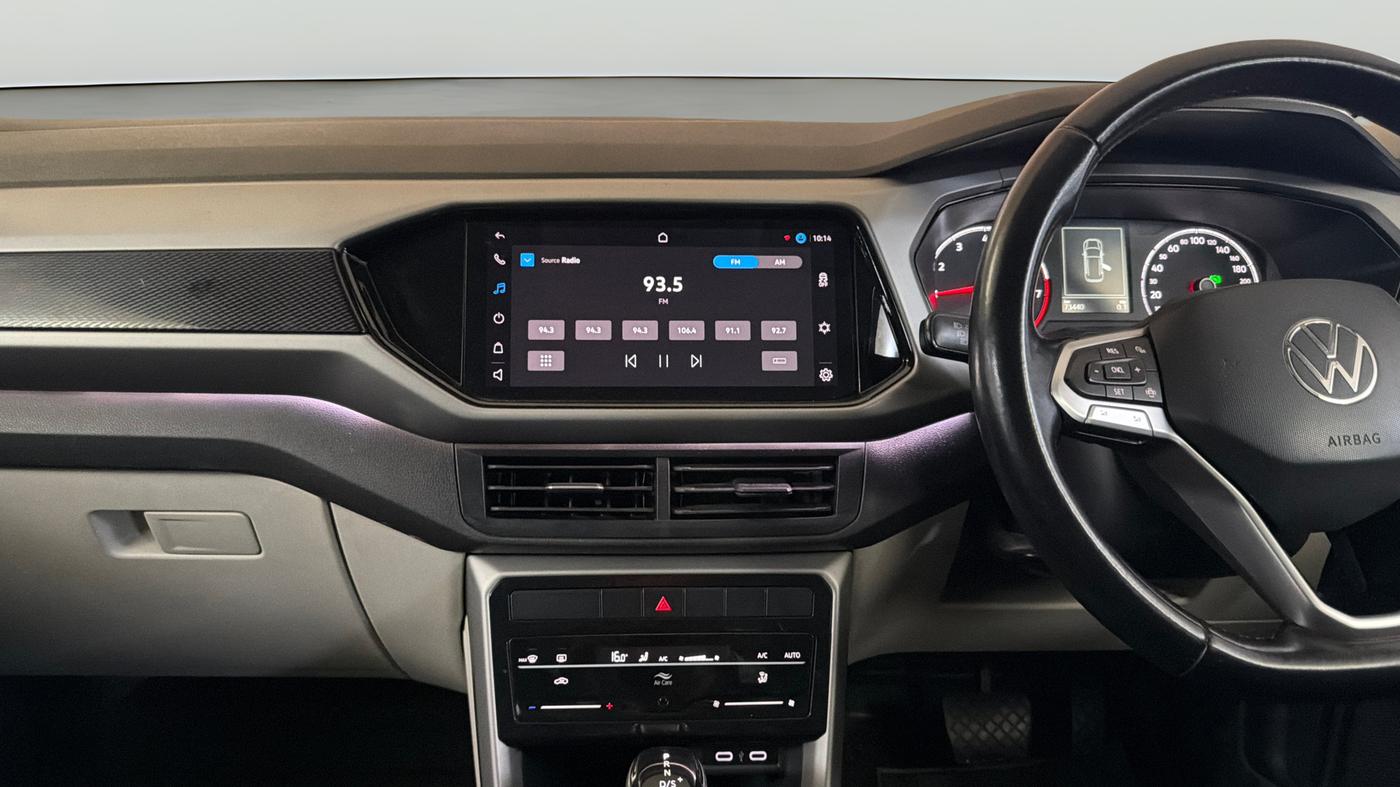 2022 Volkswagen TAIGUN HIGHLINE 1.0 TSI AT, Petrol, Automatic, 73,440 km, Air Conditioner