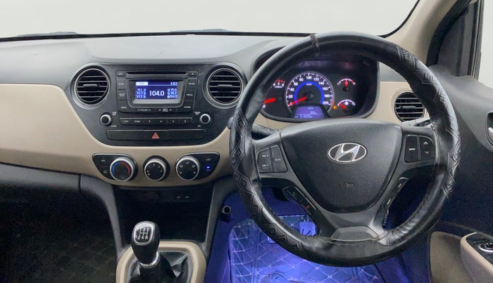 2015 Hyundai Grand i10 SPORTZ 1.2 KAPPA VTVT, Petrol, Manual, 51,607 km, Steering Wheel Close Up